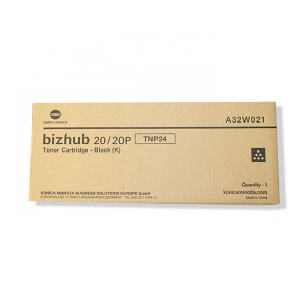 Konica Minolta TNP-24 Original Toner (1 cartridge, 8.000 pages @ 5% coverage and 2P/J, also ISO/IEC 19752) 